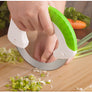 New Kitchen Gadget Stainless Steel Round Wheel Vegetable Chopper Slicer Circular Rolling Knife Easy Cutting Tools