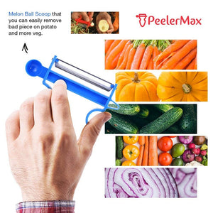 Smiley Homey Magic Fine-quality Trio General Professional Peeler Set Vegetable Fruit Multifunctional Practical Kitchen Tool