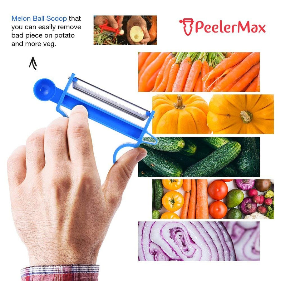 Smiley Homey Magic Fine-quality Trio General Professional Peeler Set Vegetable Fruit Multifunctional Practical Kitchen Tool