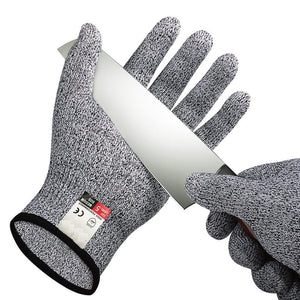 Peche Anti-cut Outdoor Fishing Gloves Knife Cut Resistant Protection Touch Screen Anti-Slip Ultra-thin Steel Wire Mesh Gloves